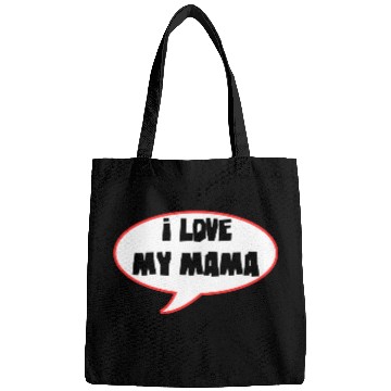 Discover Bold Family Love Speech Bubble Design Bags