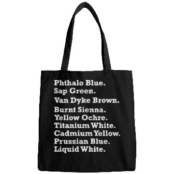 Discover Phthalo Blue Sap Green Prussian Blue Liquid White Bags