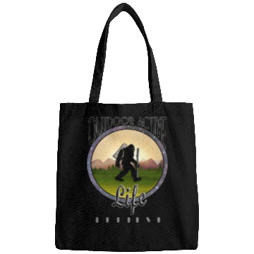 Discover OutdoorActiveLife BIGFOOT BELIEVE Black Lettering Bags