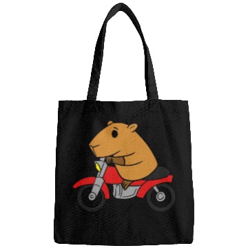 Discover Capybara Riding Motorcycle Bags Funny Rodent