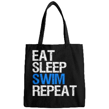 Discover Eat Sleep Swim Repeat Gift Swim Coach. Bags
