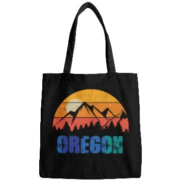 Discover Retro Vintage Oregon With Mountain And Forest Bags