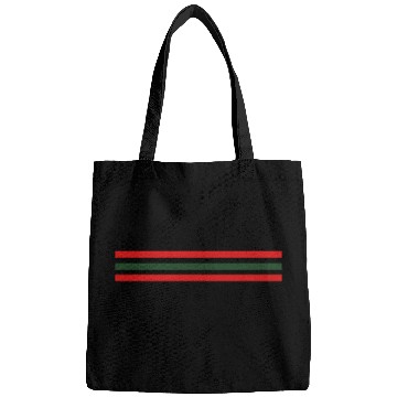 Discover Three Stripes red, green, red Bags