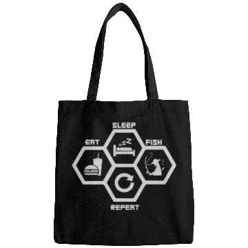 Discover Eat Sleep Fish Bags