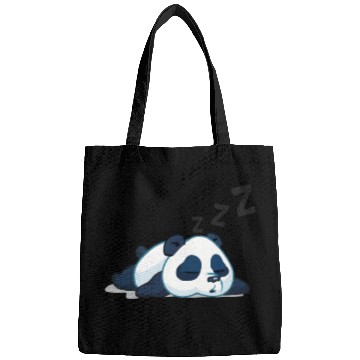 Discover Funny sleeping panda Bags