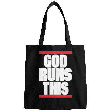 Discover God runs this Christian design Bags