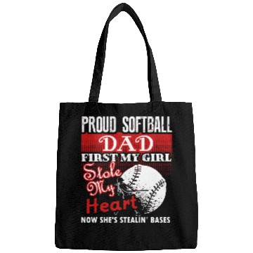 Discover Softball - softball dad s - proud softball dad Bags