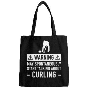 Discover Movie - funny curling for men or women Bags