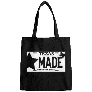 Discover Texas - texas made lone star license plate Bags