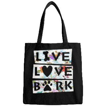 Discover Dog Lovers Live Love Bark Bags