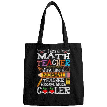 Discover Im A Math Teacher Bags
