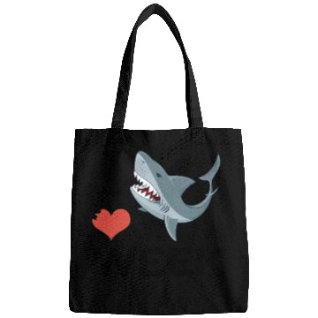Discover i love shark week shark Bags