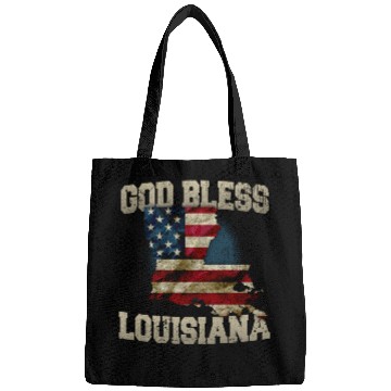 Discover God Bless Louisiana Gift Proud Strong Awesome Design Gift Bags