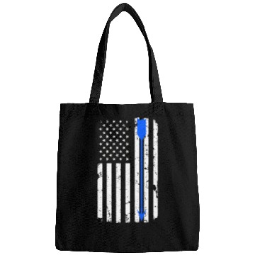 Discover Blue Archery Arrow Distressed American Flag Bags