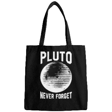 Discover Pluto - pluto never forget Bags