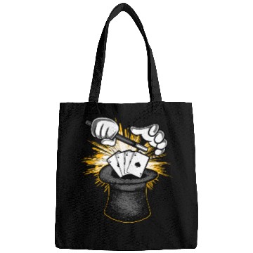 Discover Magician Hat Wand & Magic Cards Bags