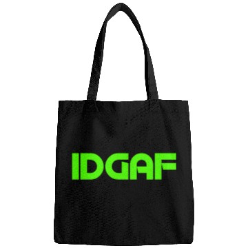 Discover IDGAF (LIME GREEN PRINT) Bags