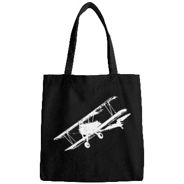 Discover Airplane biplane fliers Bags