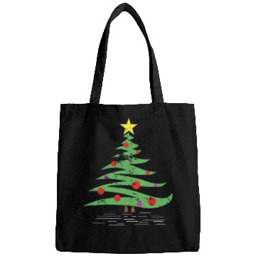 Discover Christmas Tree gift winter kids grandparents Bags