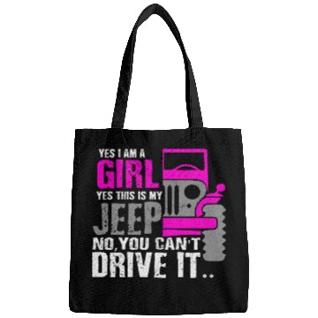 Discover Funny I Am A Girl This Is My Jeep Girl Car Gift Bags