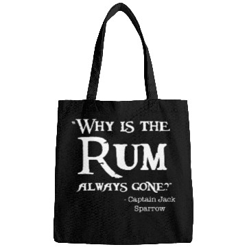 Discover Disney Captain Jack Sparrow Why is the Rum Always Bags