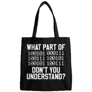 Discover Binaer Code Computer Science Student Bags