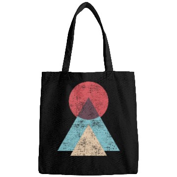 Discover Mountains Sun Nature Abstract Bags