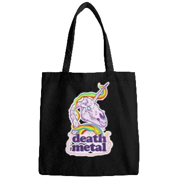 Discover Death Metal Unicorn Bags