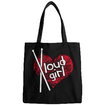 Discover Loud Girl. Drummer Girl Bags