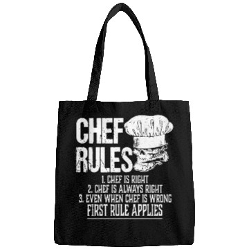 Discover chef rules chef is right chef is always right even Bags