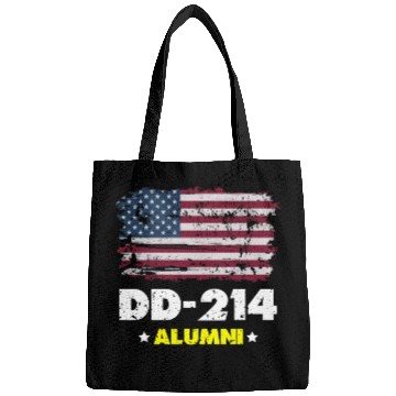 Discover DD-214 Us Armed Forces Alumni American Flag Bags