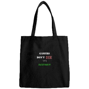 Discover Gamers Dont Die We Respawn (SAO EDITION) Bags