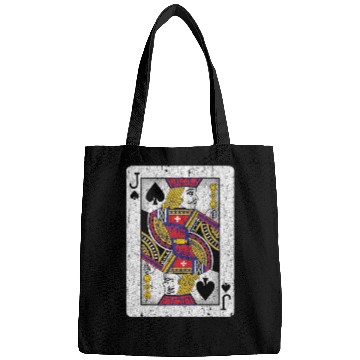Discover jack of spades playing card Bags