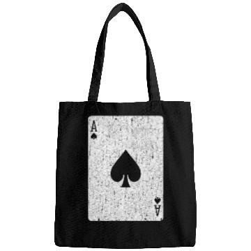 Discover ace of spades playing card Bags