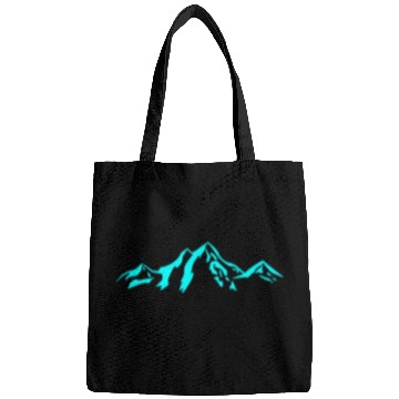 Discover Bergkulisse / Mountains blue Bags