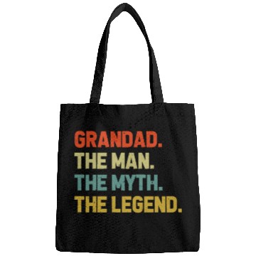 Discover Grandad The Man The Myth The Legend Grandpa Bags