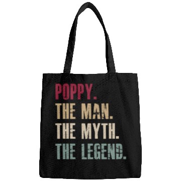 Discover Poppy the man the myth the legend Bags