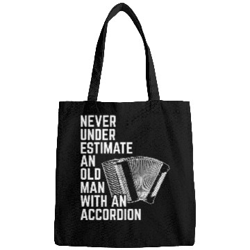 Discover Never Underestimate Old Man Accordion Music Gift Bags