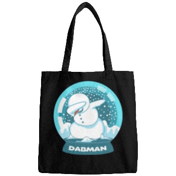 Discover Dab Dabbing Snowman Dancing Snow Globe Christmas Bags