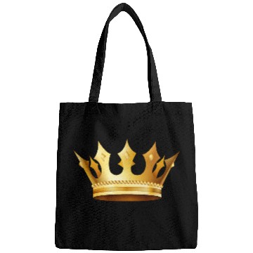 Discover King prince monarch VIP golden crown gold image Bags
