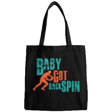 Discover I play table tennis with backspin and backhand Bags