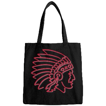 Discover Native American Indian Chief Neon Sign Bags
