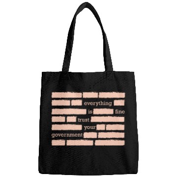Discover conspiracy theory trust your government funny gift Bags