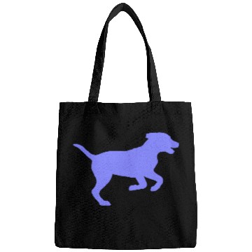 Discover Running puppy; blue Bags