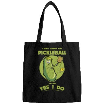 Discover Pickle Pickleball Play - Funny Player Pickle Ball Bags