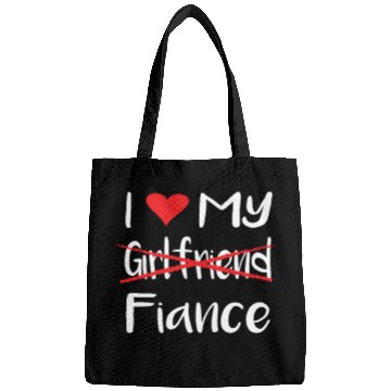Discover I Heart My Fiance funny lover Valentine's Day Gift Bags