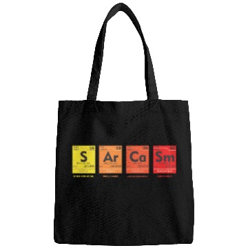 Discover Funny Science Chemistry Joke SARCASM Bags