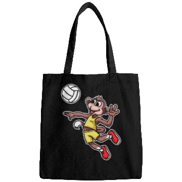 Discover Volleyball Monkey Sport Handball Active Sport Bags