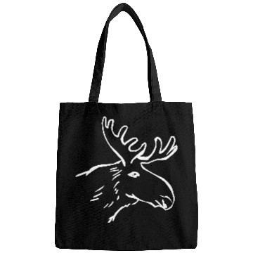 Discover Moose Illustration Bags