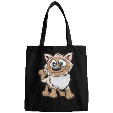 Discover WEIRD CAT Crazy Mad funny Cartoon Comic Gift Bags